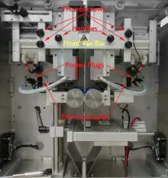 QuickPouch Vertical 2.0 Form-Fill-Seal Machine with ALLEN BRADLEY Controller, 240 VAC, 3 of 10