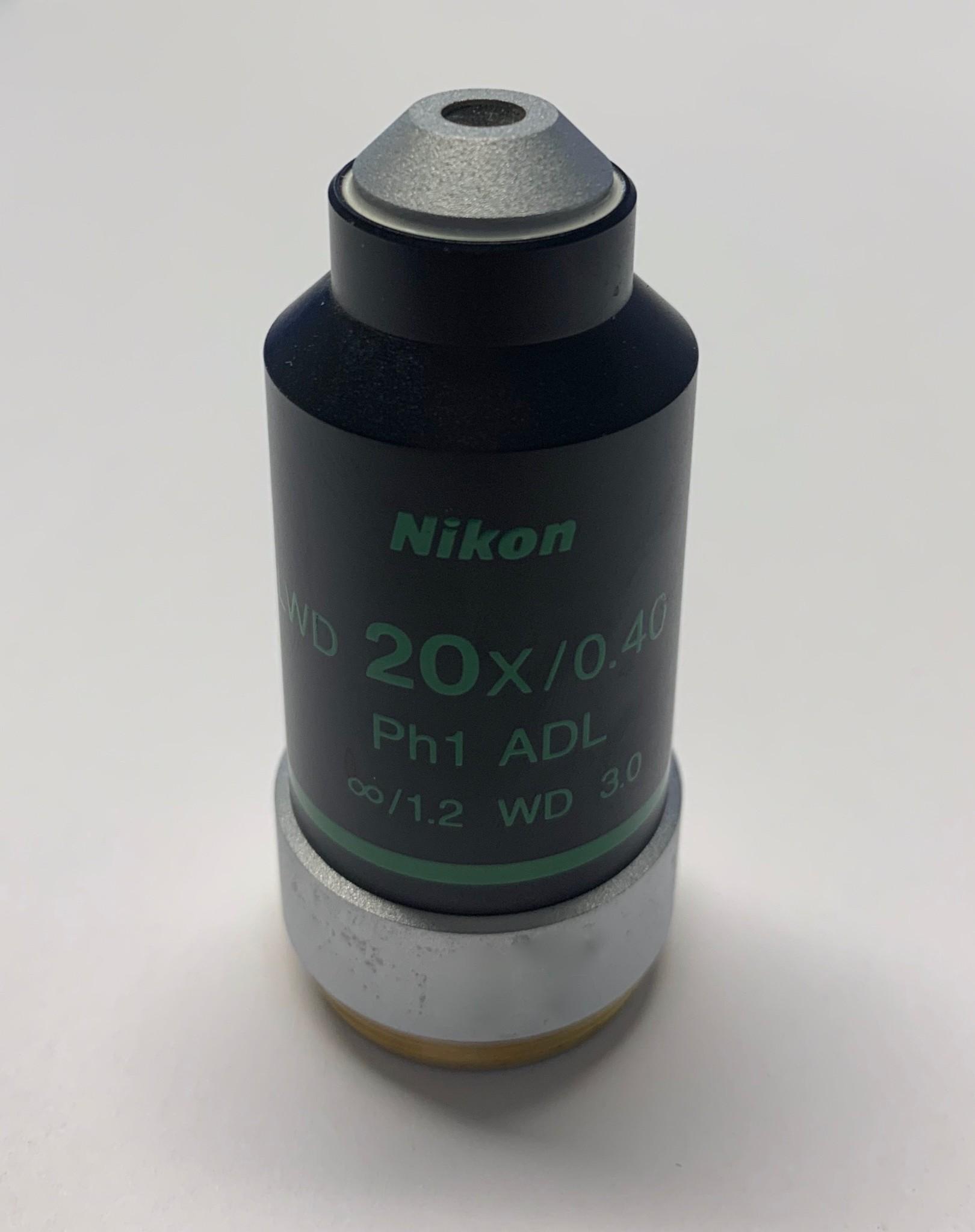 Nikon LWD 20x/0.40 Ph1 ADL Objective Lens