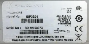 Agilent IDP-3 Dry Scroll Vacuum Pump (2.1 cfm), 6 of 7