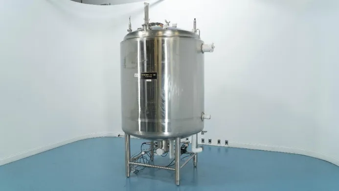 DCI 2000 Liter Stainless Steel Jacketed Microfiltration Hold Tank for Bioprocessing