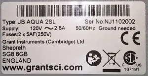 Grant JB Aqua 2SL Plus Shallow Analog Water Bath (2L), 7 of 12