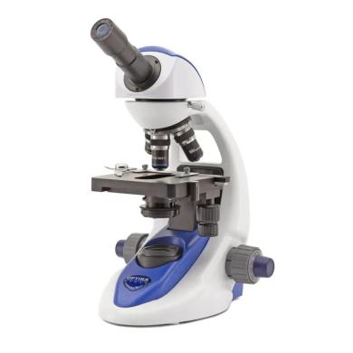 B-190 Monocular Brightfield Microscope with PLAN Objectives and 600x Magnification-cover