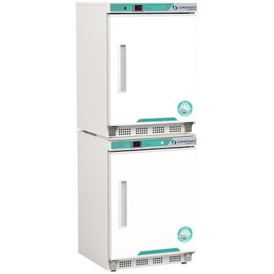 Corepoint Scientific PRF092WWW-0 Solid Door Laboratory Combo 1C to 10C Refrigerator/-15C to -25C Freezer-cover