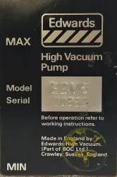 Edwards E2M5 Dual Stage Rotary Vane Vacuum Pump (3.9 CFM), 4 of 5