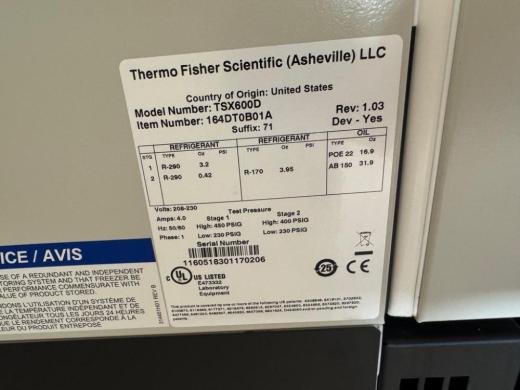 Thermo Scientific TSX600D Ultra Low Freezer with V Drive Compressor Technology-cover