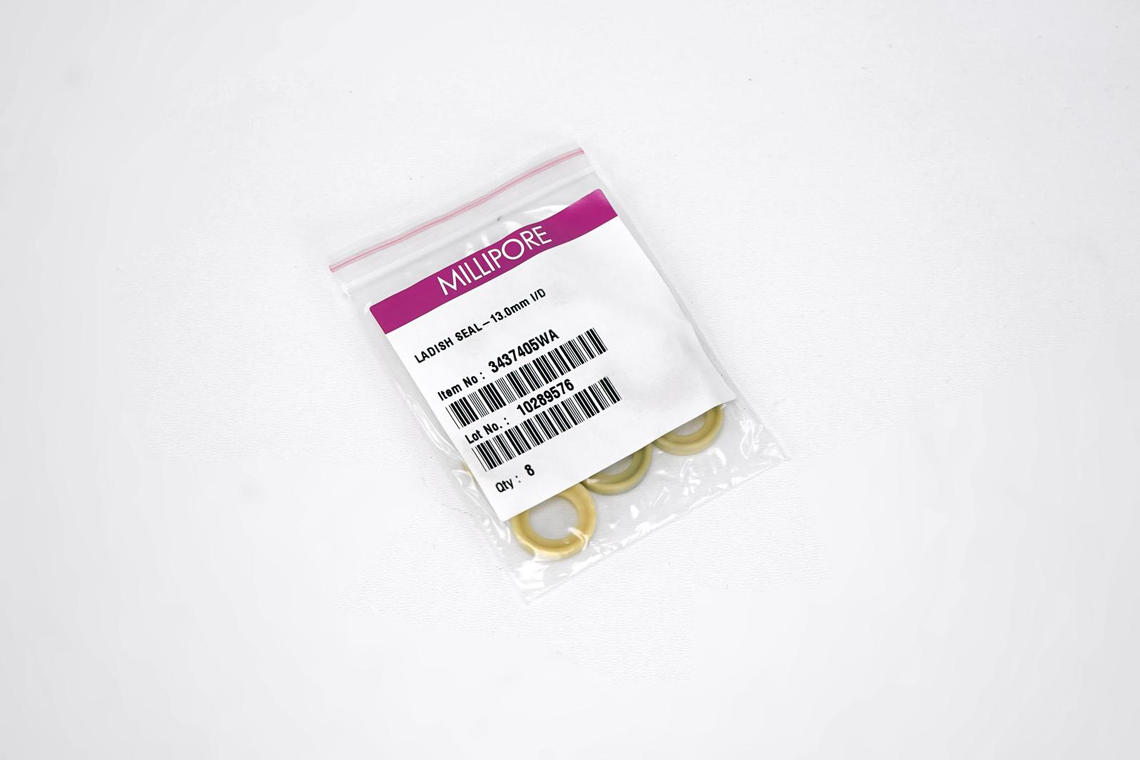 Millipore 3437405WA Ladish Seal, 13.00 mm Inner Diameter, Frame 3, Kit 300/450