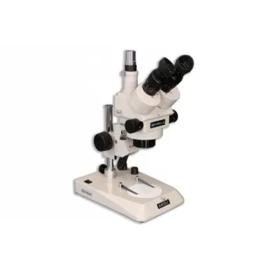 Meiji EMZ-5TR Trinocular Stereo Microscope with PLS-2 Pole LED Stand