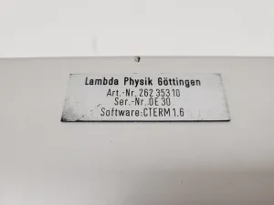 Lambda Physik Compex 102 Class 4 Laser, 12W Output, 157–800 nm Tunable Wavelength, 38 of 54