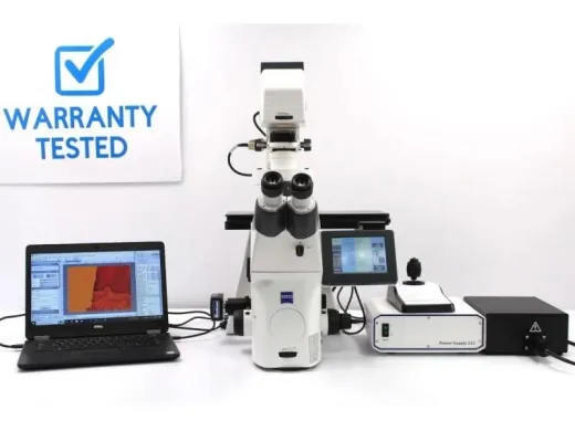 Zeiss AXIO Observer 7 Inverted LED Fluorescence Phase Contrast Motorized XY Microscope with New Filters