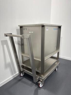 Avantor 200L Stainless Steel Container Transport Trolley with Lockable Doors-cover