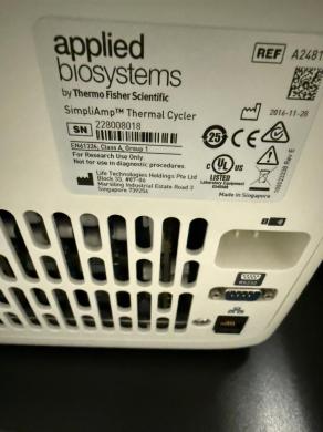 Applied Biosystems SimpliAmp Thermal Cycler for PCR and Gene Amplification-cover