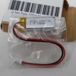 3.7V 105mAh Lithium-ion Battery Model 1570B, 2 of 2