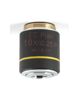 Motic EC Plan Strain-Free 10X Microscope Objective Lens 1101001703951