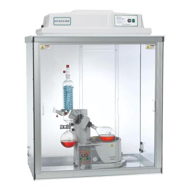 LabPartner 38” Wide Rotary Evaporator Enclosure with 4-inch Exhaust Connection-cover
