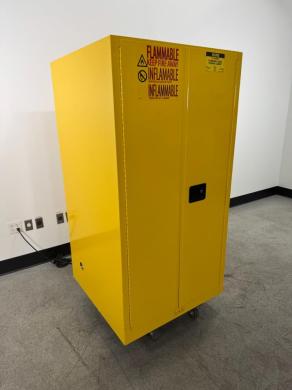 Uline 60 Gallon Flammable Liquid Storage Safety Cabinet with Double-Door Access-cover