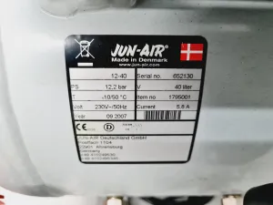 Jun-Air Compressor Model 12-40, 12 of 16