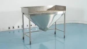 Stainless Steel Grated Laboratory Funnel for Filtration and Sample Preparation, 2 of 4