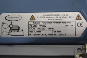 Vacuubrand PC 3001 Oil-Free Benchtop Vacuum Pump for Laboratory Use, 2 of 2