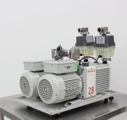 Edwards E2M28 Dual-Stage Rotary Vane Vacuum Pump with Oil Mist Filter and Gas Ballast Control-cover