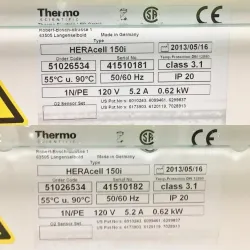 Thermo Scientific HeraCell 150i CO2 Incubator with Antimicrobial Copper Chamber, Double Stack Configuration, 17 of 18
