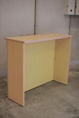 4883 Beige Wood Grain Laboratory Desk W120×D45×H100cm-cover