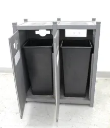 Clean River 2 Compartments Recycling Station for Laboratory and Industrial Waste Management, 2 of 7