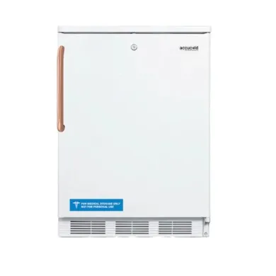 Accucold FF6LWTBC 24" Wide Laboratory Refrigerator with Antimicrobial Copper Handle