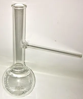 Corning PYREX 4680 200mL Distilling Flask with Sidearm for ASTM and Industrial Use