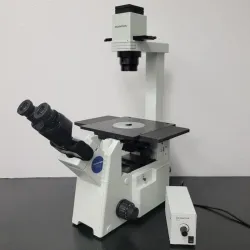 Olympus IX51 Inverted Microscope with Tilting Head, Phase Contrast, and 5MP Camera, 2 of 11