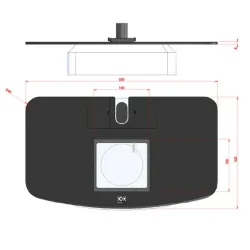 Okolab LEICA 10447342 Glass/Metal Thermal Plate with H401-T Controller for Leica Stereo Microscopes, 2 of 4