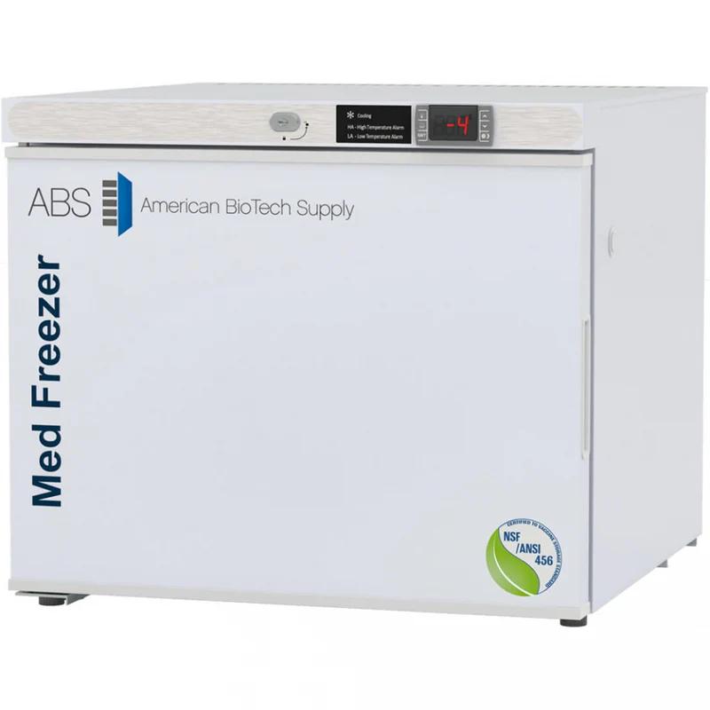 American BioTech Supply PH-ABT-NSF-UCFS-0120-LH Left Hinged Vaccine Countertop Freezer, 1.7 Cu.Ft., NSF/ANSI 456 Certified