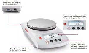PR2202 Ohaus Precision Balance, 5 of 6
