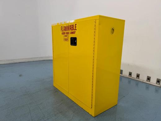 Securall 30 Gallon Flammable Liquid Storage Cabinet for Laboratory Safe Chemical Storage-cover