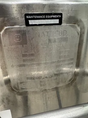 Walker Stainless 66 Gallon Jacketed Reactor with Lightnin Mixer and Agitator Motor