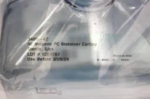 Thermo Scientific Nalgene 5L Biotainer Polycarbonate Carboy Set with Silicone-Lined Closure, 6 of 7