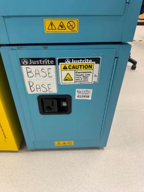 Justrite Sure-Grip EX Model 890402 4 Gallon Acids and Corrosives Storage Cabinet-cover