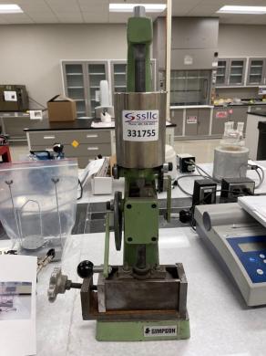 Simpson Technologies PRA Press Pneumatic Laboratory Press for Sample Preparation-cover