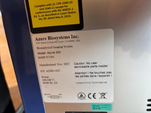 Azure 300 Bioanalytical Imaging System-cover