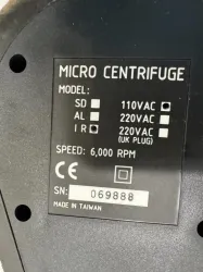 USA Scientific Microcentrifuge - 6,000 RPM Benchtop Centrifuge for Microtubes, 2 of 4
