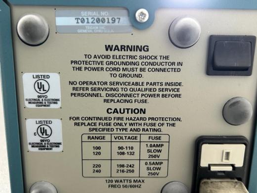 Tektronix TM502A Electronic Test Receiver with MR 101 and MG701 Modules-cover