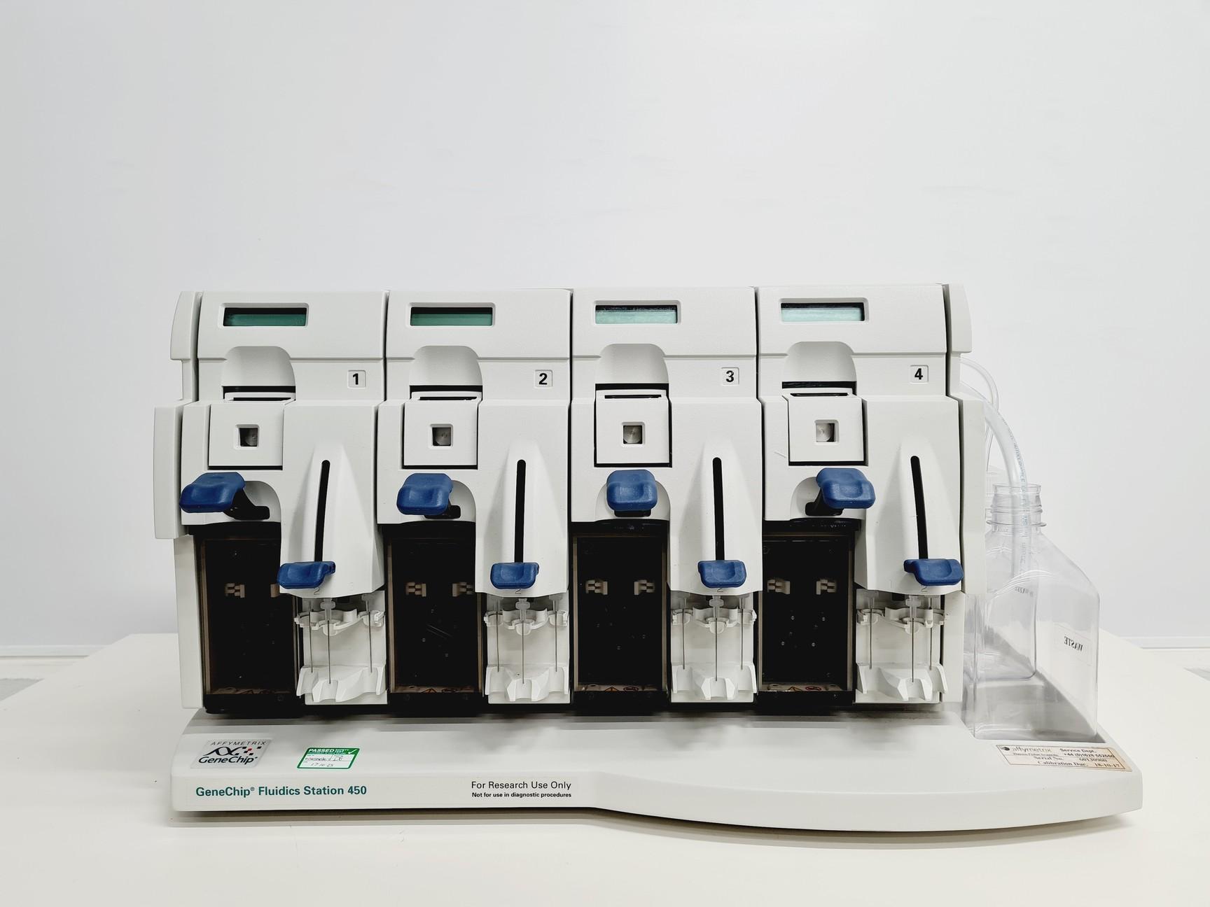 Affymetrix GeneChip Fluidics Station 450 Automated Microarray Processing System