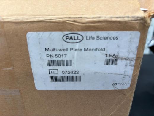 Pall Multi-well Plate Vacuum Manifold PN 5017 for Laboratory Filtration Applications-cover