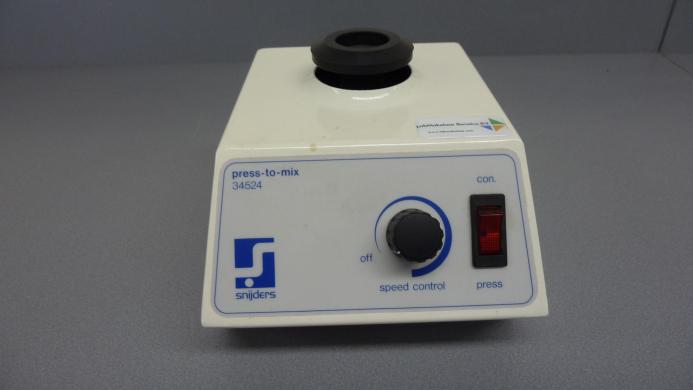 Snijders 34524 Vortex Mixer with Adjustable Speed and Dual Mixing Modes-cover