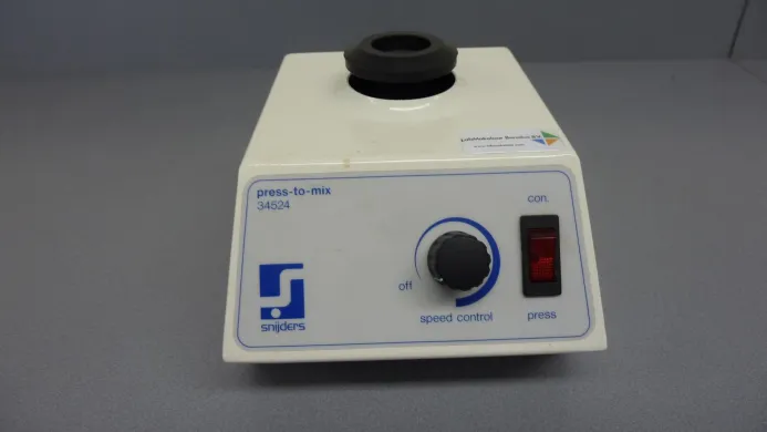 Snijders 34524 Vortex Mixer with Adjustable Speed and Dual Mixing Modes