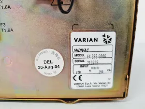 Varian Ion MidiVac Pump Controller Model EX 929-5006, 6 of 11