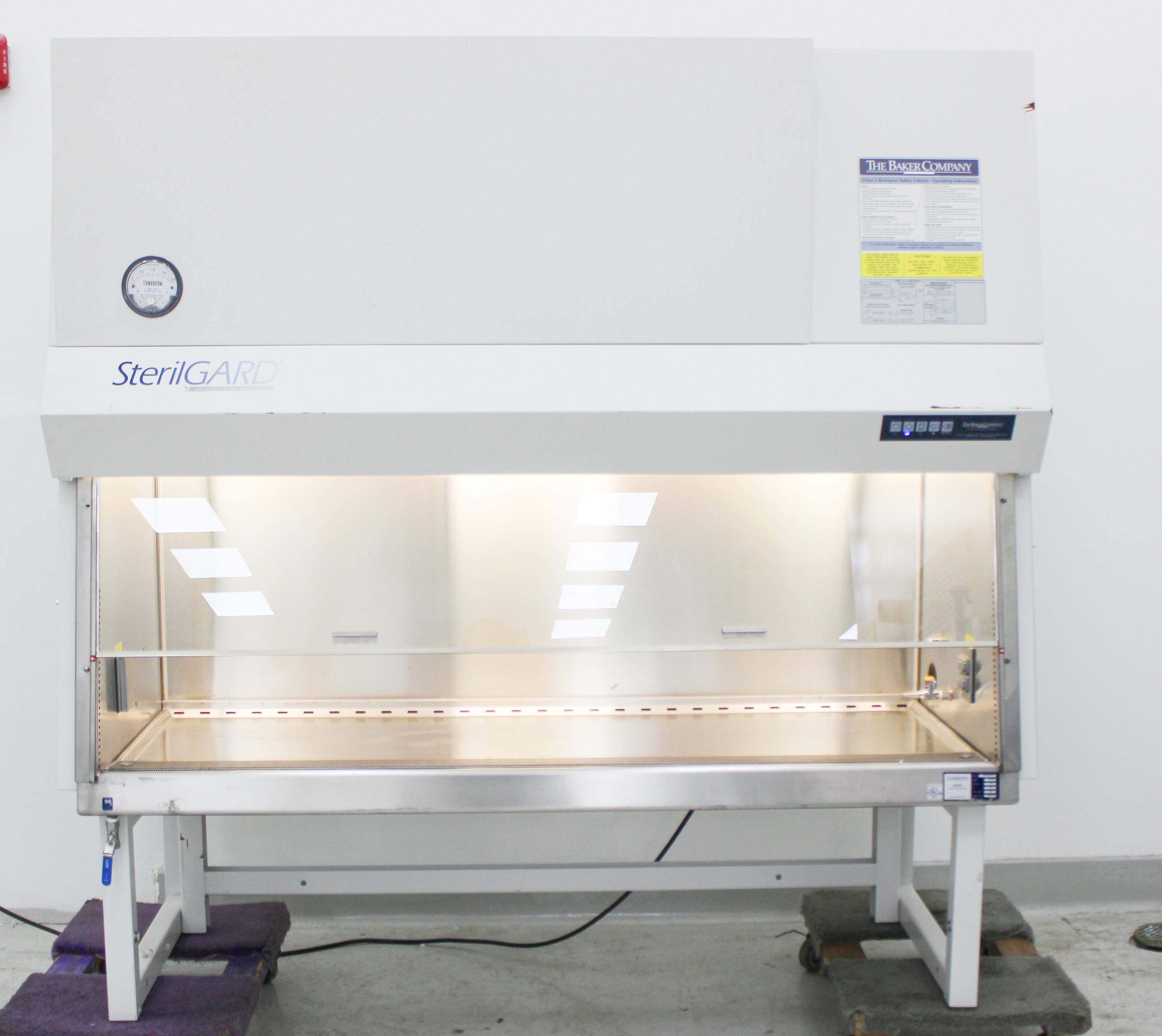 Baker SG 603A-HE Class II Biosafety Cabinet with HEPA Filtration and Stediflow Airflow System