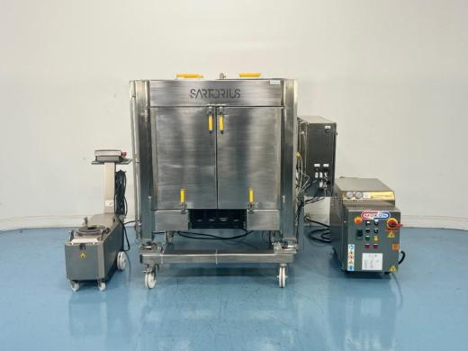 Sartorius Pro Mixer Drive Unit with 1000L Stainless Steel Jacketed Palletank for Bioprocessing-cover