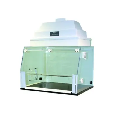 Ventilated Balance Enclosure with Chemical-Resistant Base and Airflow Containment