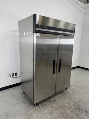Maxx Cold MXCR-49FD Double Door Commercial Laboratory Refrigerator with Stainless Steel Finish-cover