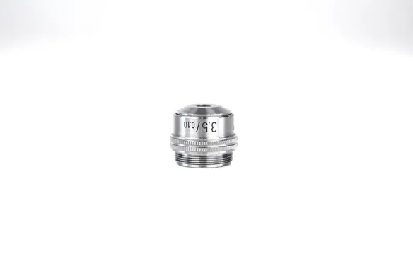 Leitz Wetzlar 3.5/0.10 DIN-RMS Microscope Objective